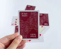 Jeu de Cartes - Texas PVC Premium Poker Cards Blackjack Casino Games
