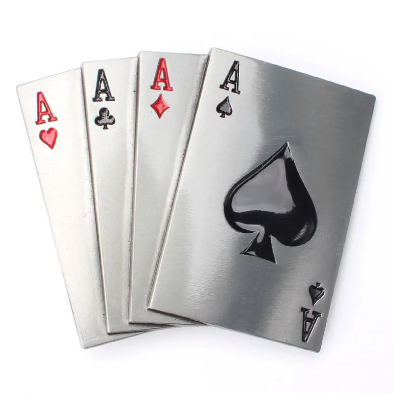 Heart Spade Club Diamond As Poker Ceinture Boucle