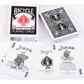 Jeu de Cartes - Classic BLACK Playing Cards Magic Poker Cards