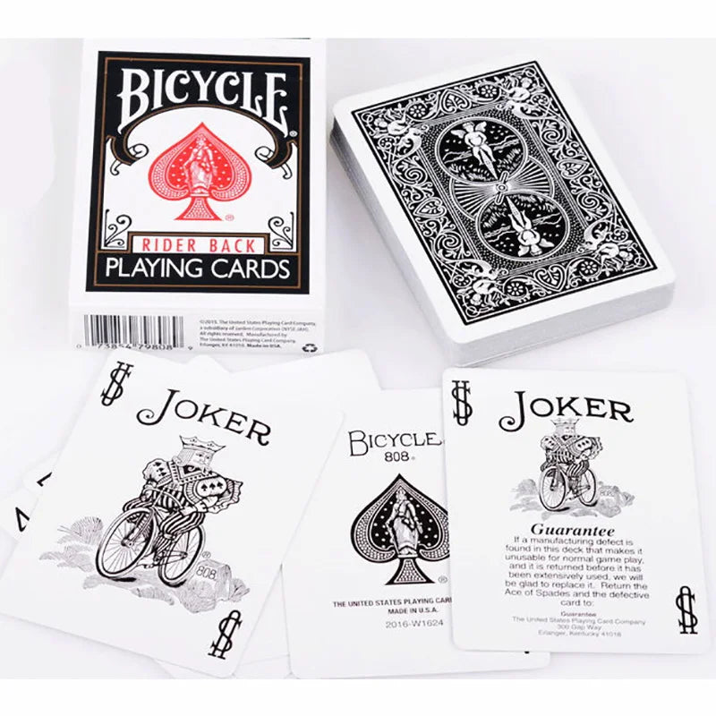Jeu de Cartes - Classic BLACK Playing Cards Magic Poker Cards