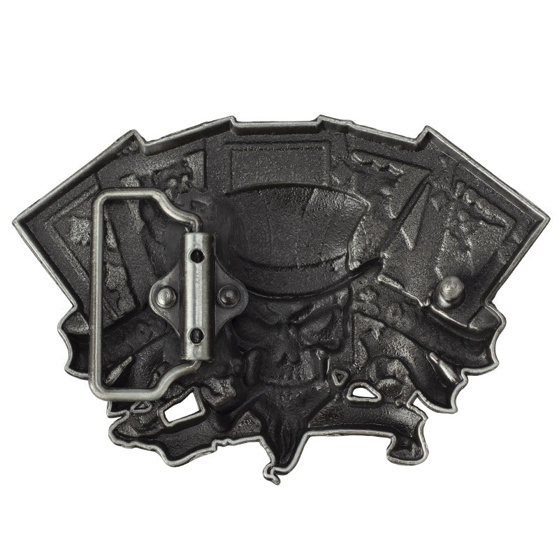 Poker Joker Ceinture Boucle Royal Flush Straight  Punk Style Rock Music Clothing Accessories