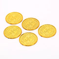 Gmarty 100Pcs/10Pcs poker casino chips bitcoin model bitcoin gold plating  Plastic Pirate Gold Coins