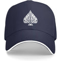 Poker Ace of Spades Baseball Cap Unisex Classic Adjustable Sandwich Baseball Cap