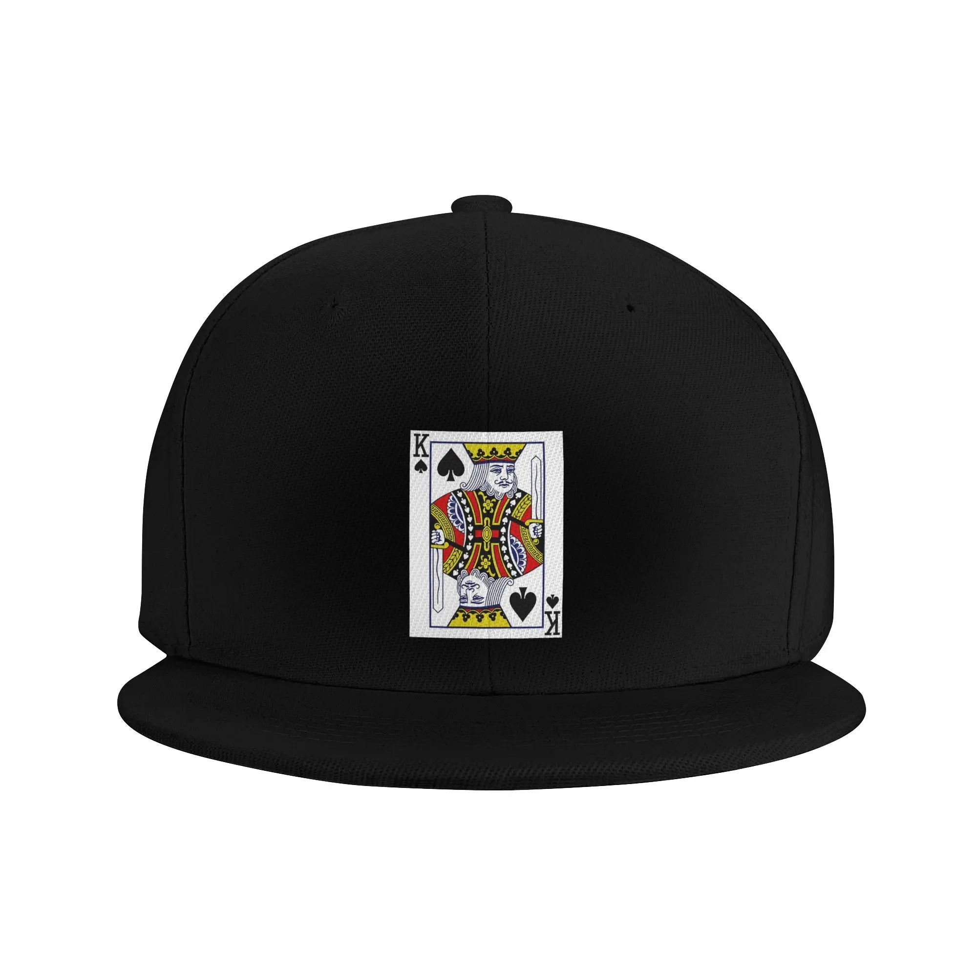 King of Spades Playing Card Baseball Caps Snapback Fashion Baseball Hats Breathable Casual Casquette Outdoor for Men's Women's