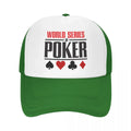 Classic World Series Of Poker Trucker Hat Women Men Personalized Adjustable Adult Card Game Baseball Cap Hip Hop Snapback Caps