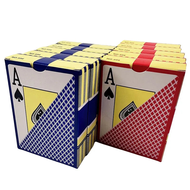 Jeu de Cartes - 2 Sets Classic Poker Cards Big Typeface Plastic Waterproof