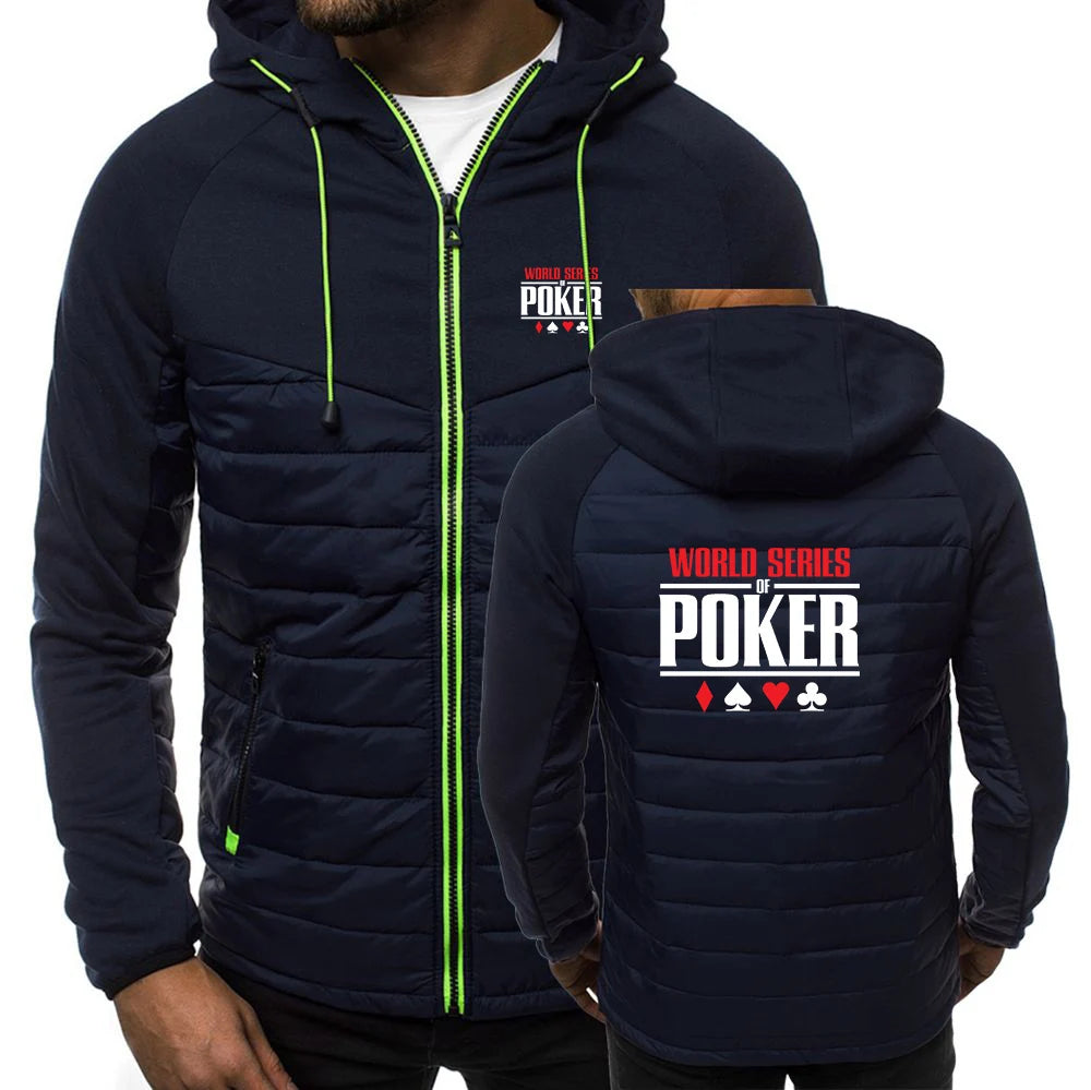 Veste Matelassée World Series of Poker - Style Harajuku 7 Couleurs