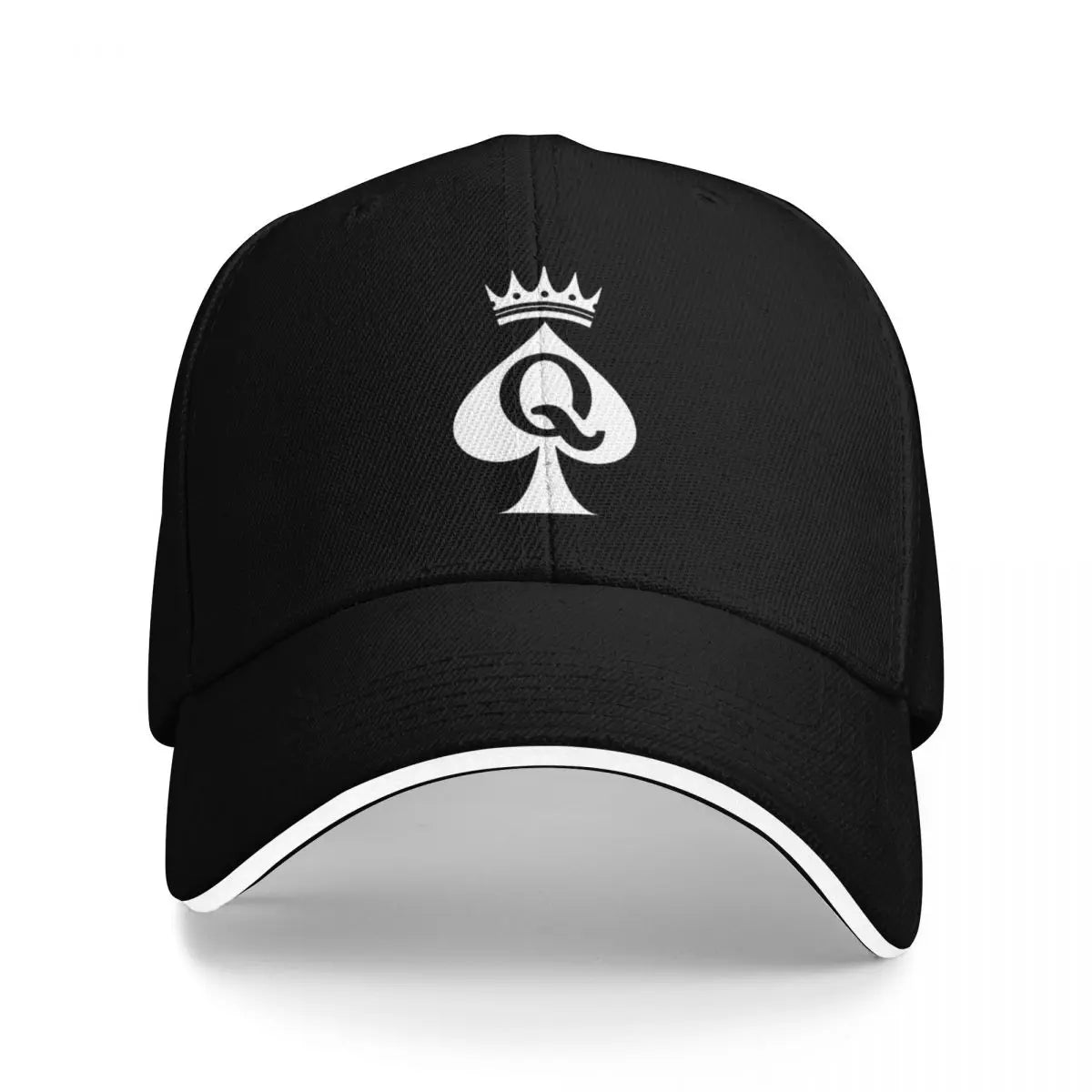 Queen Of Spades Symbol Y2K Baseball Caps Mens Adult Male Beach Sunscreen Hats Trucker Cap