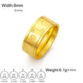 Cazador Gold Color Poker Card Ace of Hearts Men Ring Stainless Steel Finger Rings for Women Jewelry 2026 Lucky Gifts New