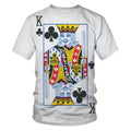 T-Shirt Cartes à Jouer 3D - Homme & Enfant Respirant Streetwear