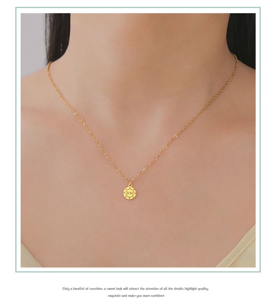 Unift Lucky Gambler Necklace for Poker Players Digger Stainless Steel Spade Ace Pendant Women Choker Neck Chain Trendy Jewelry