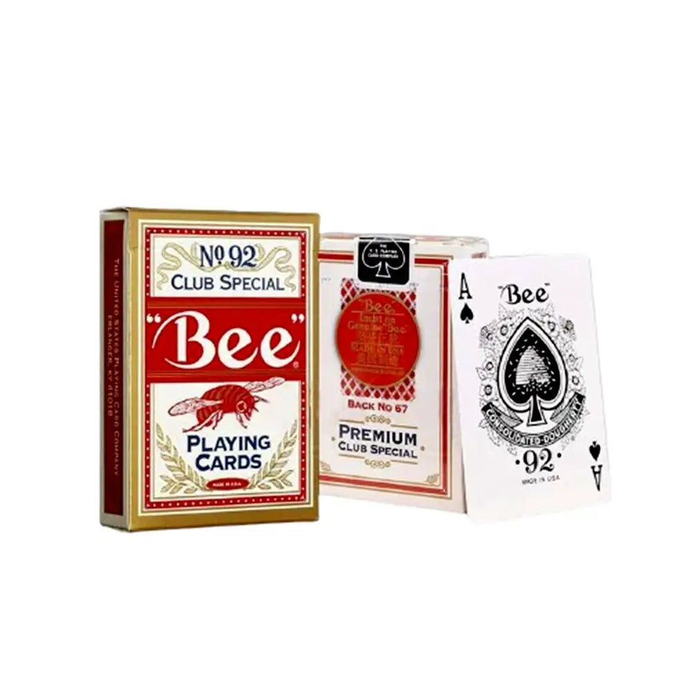 Bee No.92 Club Special Infrared Marked Cards for Infrared Sunglasses & Infrared Contact lenses Cheating（Only Cards)