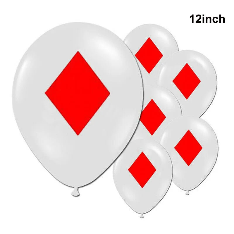Casino Table Runner Decor Las Vegas Table Cover Poker Night Themed Table Decoration Casino Playing Card Birthday Party Supplies