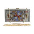 Women Card Evening Clutch Purse Novelty Purse Queen Hearts Bags Playing Cards Gift