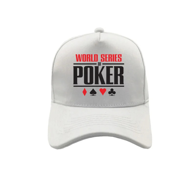 World Series of Poker Baseball Caps Cool Adjustable Outdoor Unisex Hats Women Men Snapback Caps MZ-344