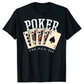 T-Shirt Poker Vintage "All In" - Style Rétro Unisexe