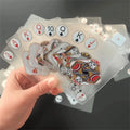 Jeu de Cartes - Waterproof Transparent Plastic PVC Poker Cards 2 Sets