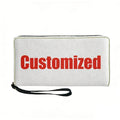 Carte à Jouer Poker 3D Impressioned Pattern Custom Portefeuille Sac à Main Hommes Femmes  Zipper Long Portefeuilles Double Impression Portable Portefeuille Cadeau Sac