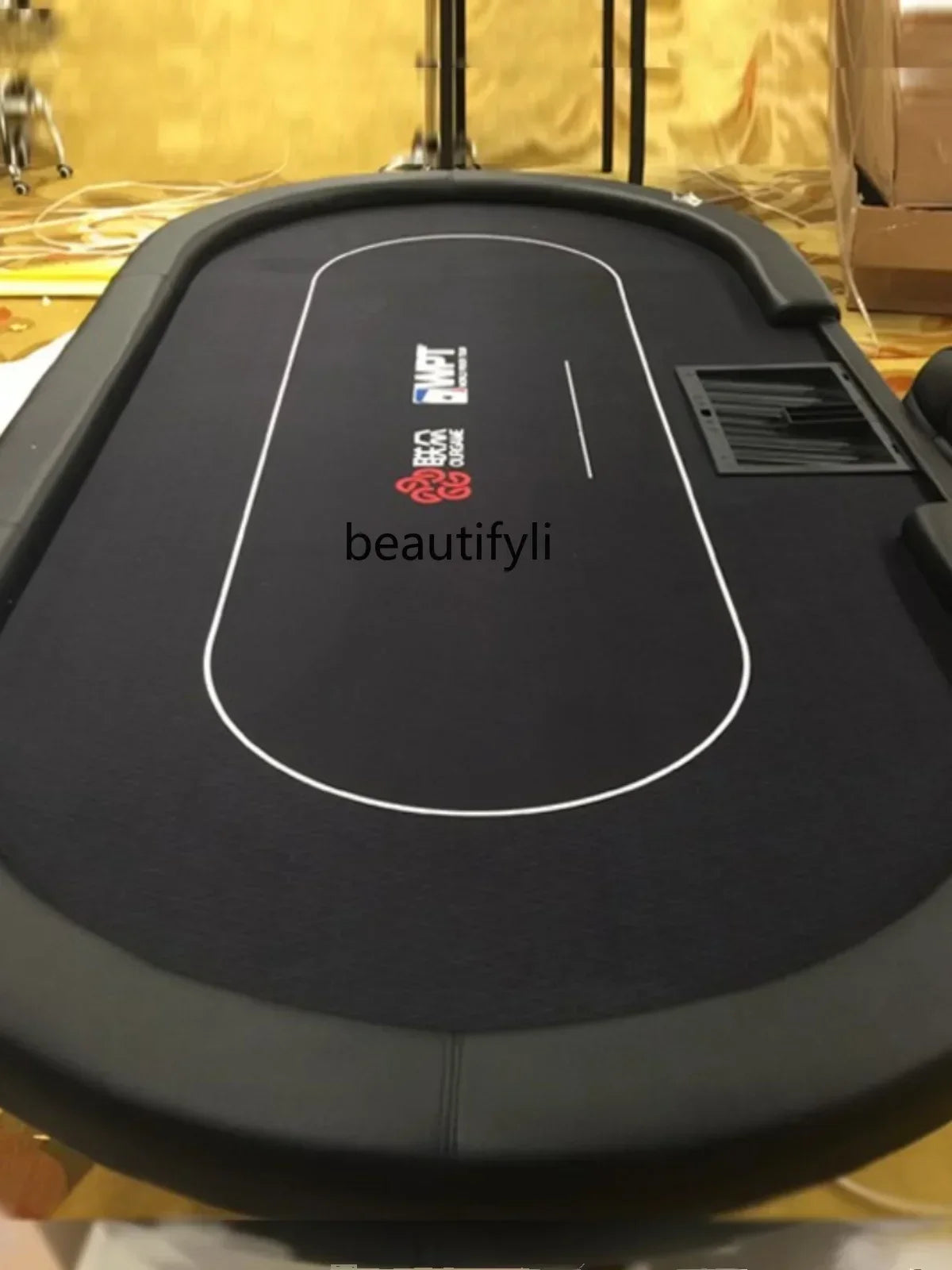 cqyPoker Table New Oval Texas Poker Table Folding Professional Club Event Table
