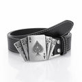 European et American Punk Style Homme Carte à Jouer Ceinture Cross-Border Unisexe Ceinture