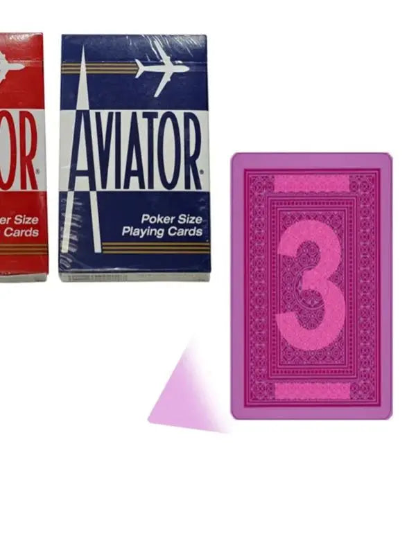 Infrared Aviator Marked Poker Cards For Infrared Glasses& Infrared Contact Lenses