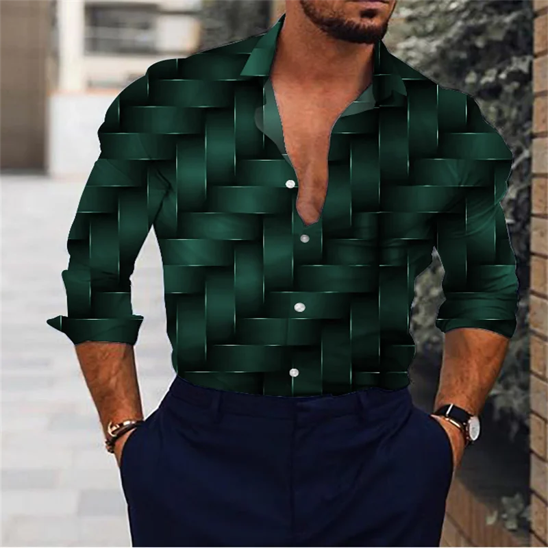 Men's shirt casual outdoor street poker 2024 new designer design soft and comfortable men's tops plus size 6XL