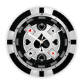 Luxury Metallic Gold Las Vegas Man Cave Game Wall Clock for Casino Poker Roulette Large Wall Watch Round Home Room Decor Gift