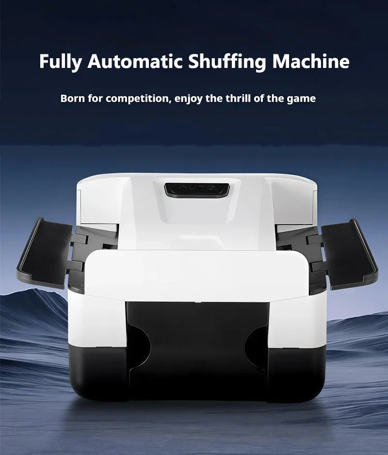 2000mAh Automatic Card Shuffler Playing Cards Shuffling Machine Poker Device for Board Games UNO Texas Hold'em Type-C Charging