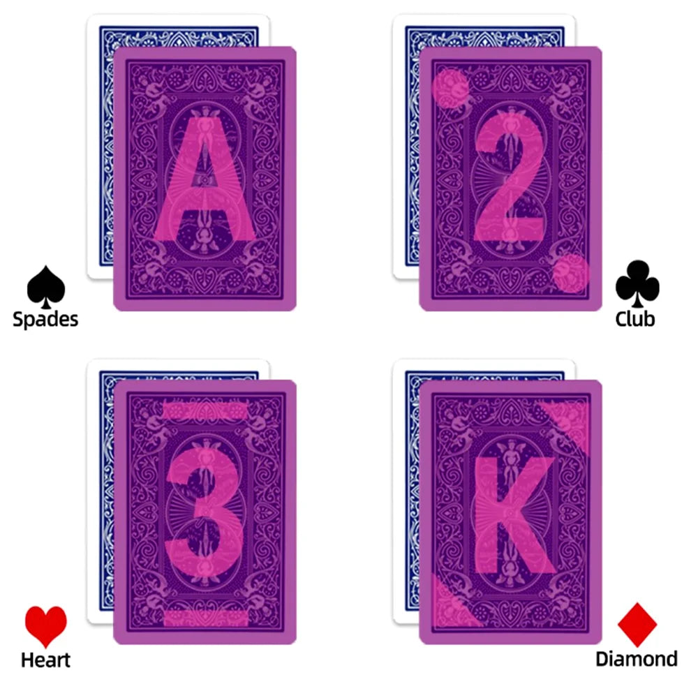 Infrared Aviator Marked Poker Cards For Infrared Glasses& Infrared Contact Lenses