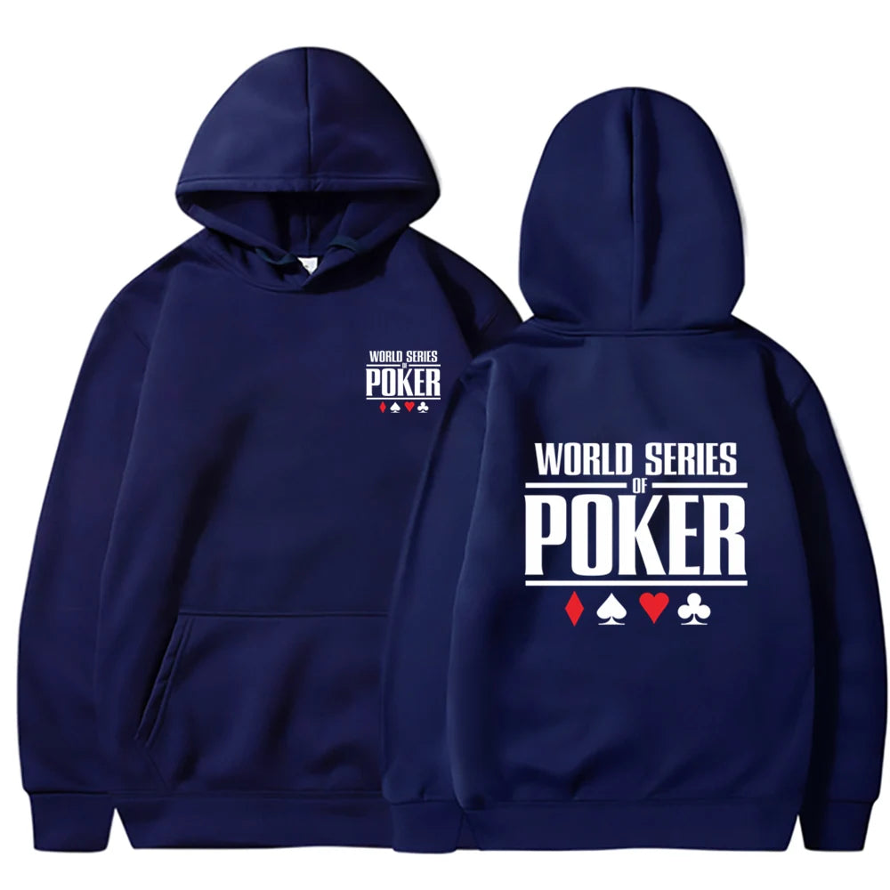 World Series of Poker Sweatshirt Men Cool Pullover Hoodies Unisex Streetwear Tops