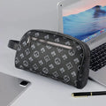 Homme'S Stylish Noir Synthetic Pochette Sac avec Card Slots - Perfect pour Keys, Phone, Tablet, et Cards