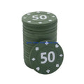 G7NF Pack of 100Pcs Game Wagering Mahjong Money Chip Set For Gambling Game Playings Counting and Other Recreations Game
