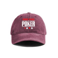 World Series of Poker Baseball Caps Distressed Hats Cap Men Women Retro Outdoor Summer Adjustable Hats MZ-344