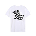 King Queen Crown Print Lover Couples Tee Shirt Harajuku Women T-shirt Crown Couple Matching Tshirt Clothes Summer Women Tops