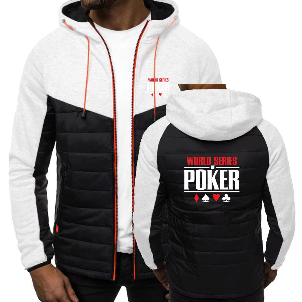 Veste Matelassée World Series of Poker - Style Harajuku 7 Couleurs