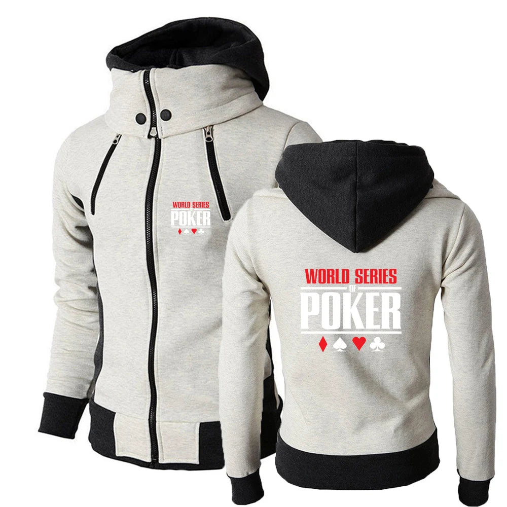 Hoodie Zippé World Series of Poker 2024 - Style Tricolore