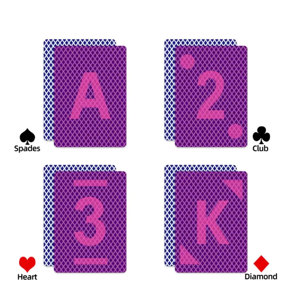 Bee No.92 Club Special Infrared Marked Cards for Infrared Sunglasses & Infrared Contact lenses Cheating（Only Cards)