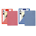 Jeu de Cartes - 2 Sets Classic Poker Cards Big Typeface Plastic Waterproof