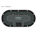 cqyPoker Table New Oval Texas Poker Table Folding Professional Club Event Table