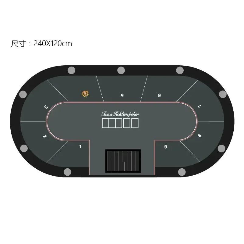 cqyPoker Table New Oval Texas Poker Table Folding Professional Club Event Table