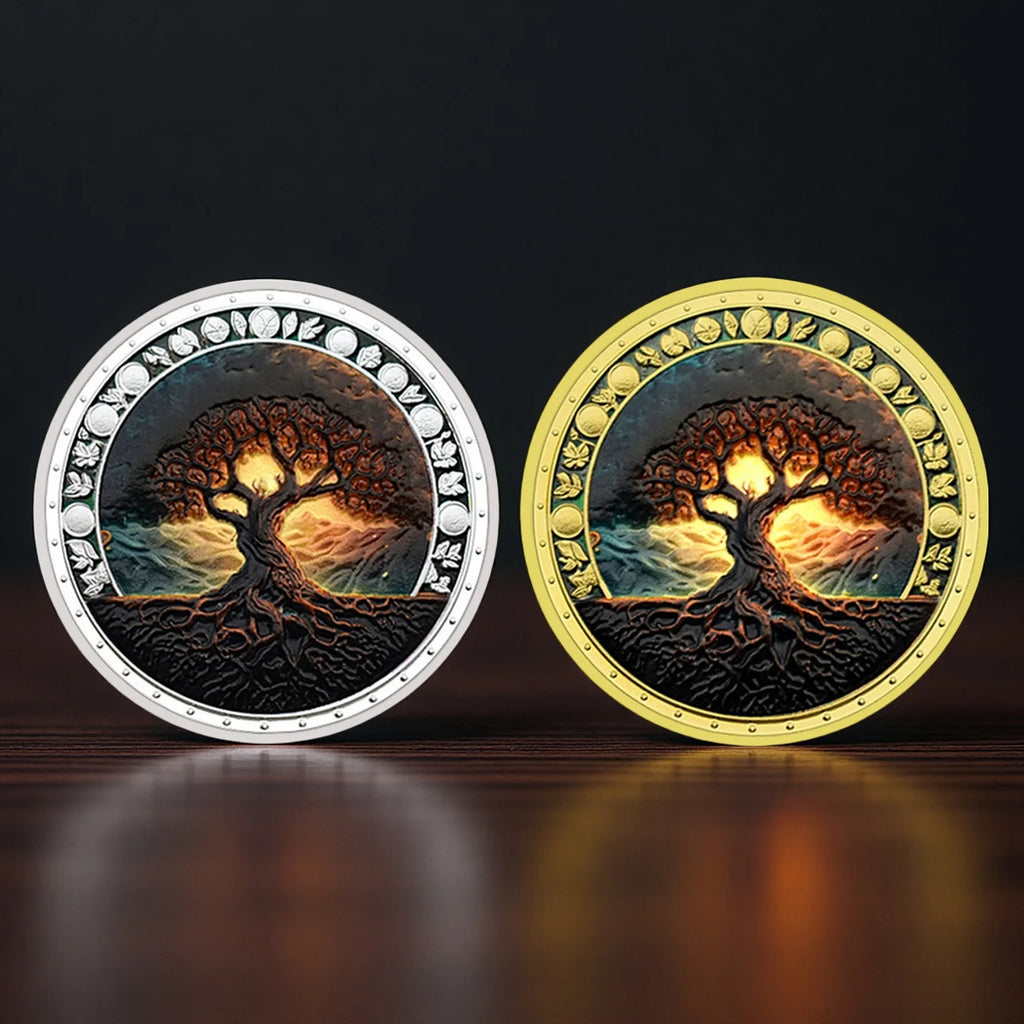 2 Style Round Dealer But Metal Poker Chips Game Lucky Coins Dealer Buttons Poker Golden/Silvery Lucky Coin with Storage Box ﻿