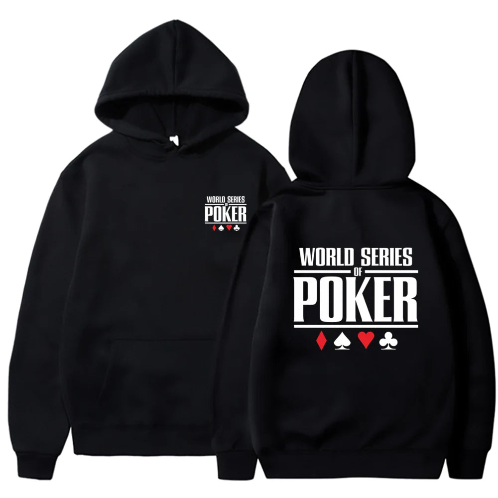 World Series of Poker Sweatshirt Men Cool Pullover Hoodies Unisex Streetwear Tops