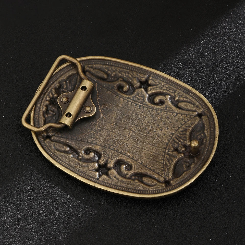 Western Ceinture Boucle pour Homme, Vintage Poker Cowboy Ceinture Boucles