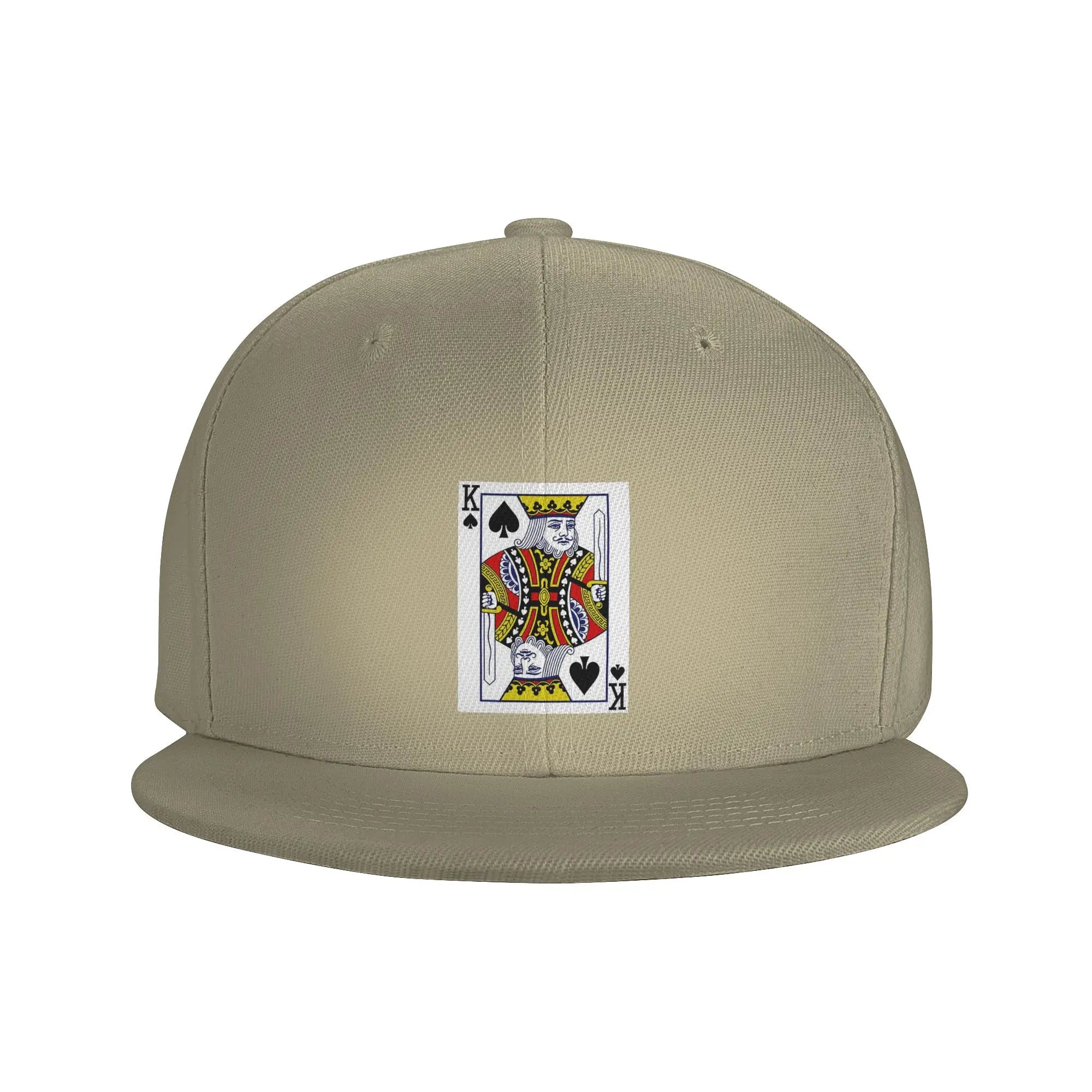 King of Spades Playing Card Baseball Caps Snapback Fashion Baseball Hats Breathable Casual Casquette Outdoor for Men's Women's