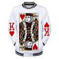 Veste Poker King & Queen K-Q - Col Montant 3D Premium