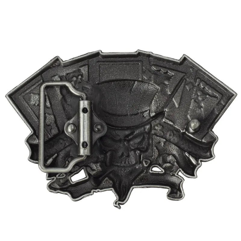 Poker Joker Ceinture Boucle Royal Flush Straight  Punk Style Rock Music Clothing Accessories