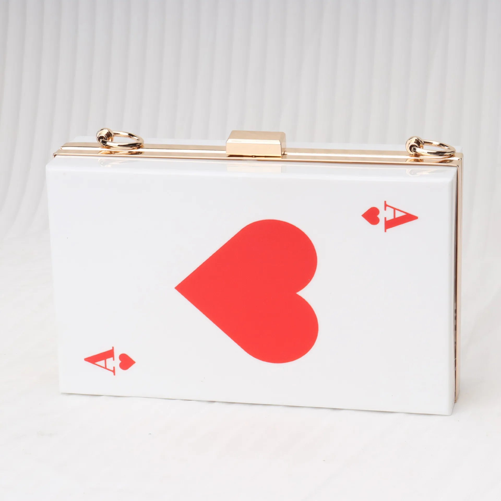 2025 Spring New Acryilc Clutch Purse Bag Spade A Purse Bag White Evening Clutches Chain Messenger Bags Women Shoulder Bags