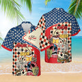 Poker Hawaiian Shirts Gambling Shirt Blackjack Short-sleeve Button Down Shirt Gift for Casino Lover Las Vegas Trip Casino Shirt