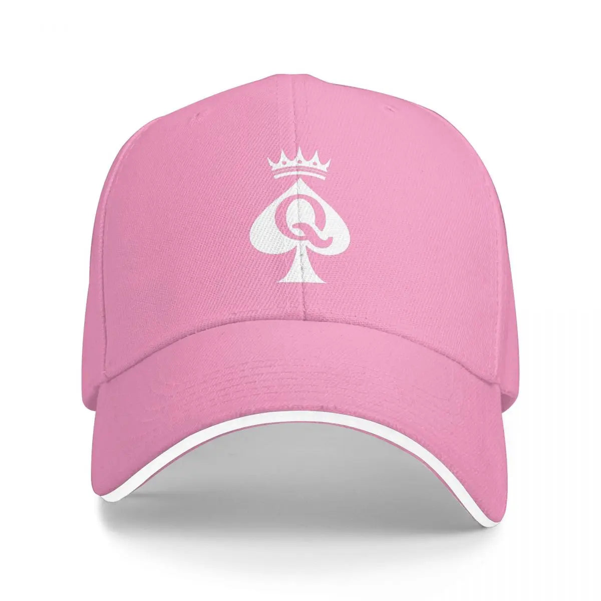 Queen Of Spades Symbol Y2K Baseball Caps Mens Adult Male Beach Sunscreen Hats Trucker Cap