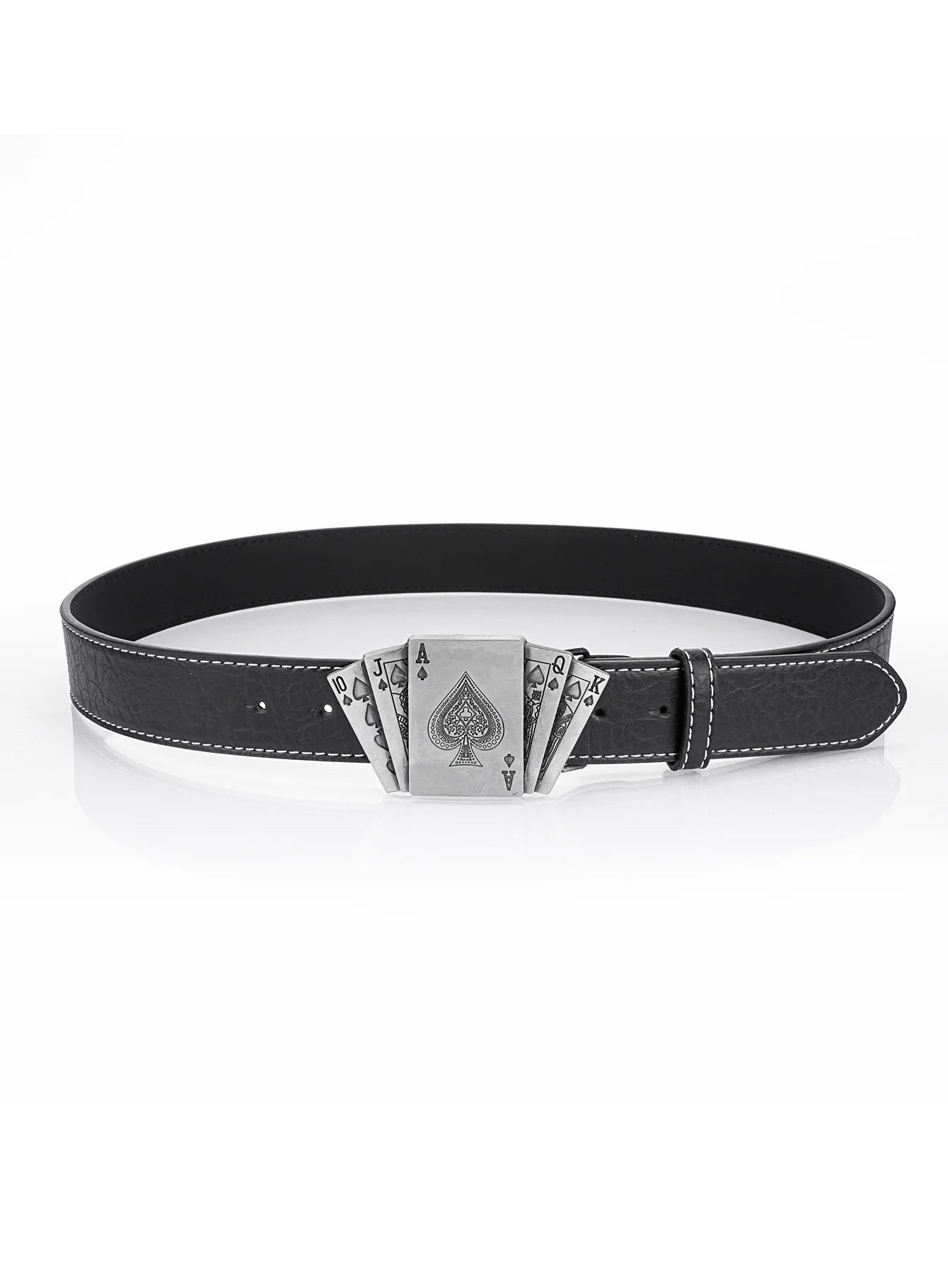European et American Punk Style Homme Carte à Jouer Ceinture Cross-Border Unisexe Ceinture